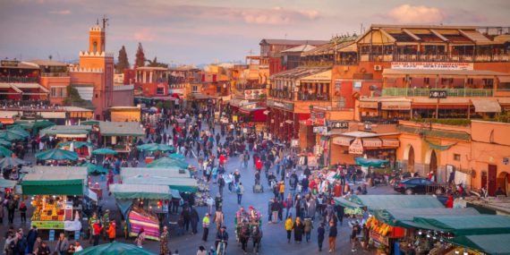 marakeş şehir merkezi