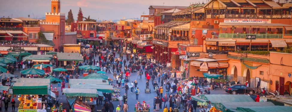 marakeş şehir merkezi
